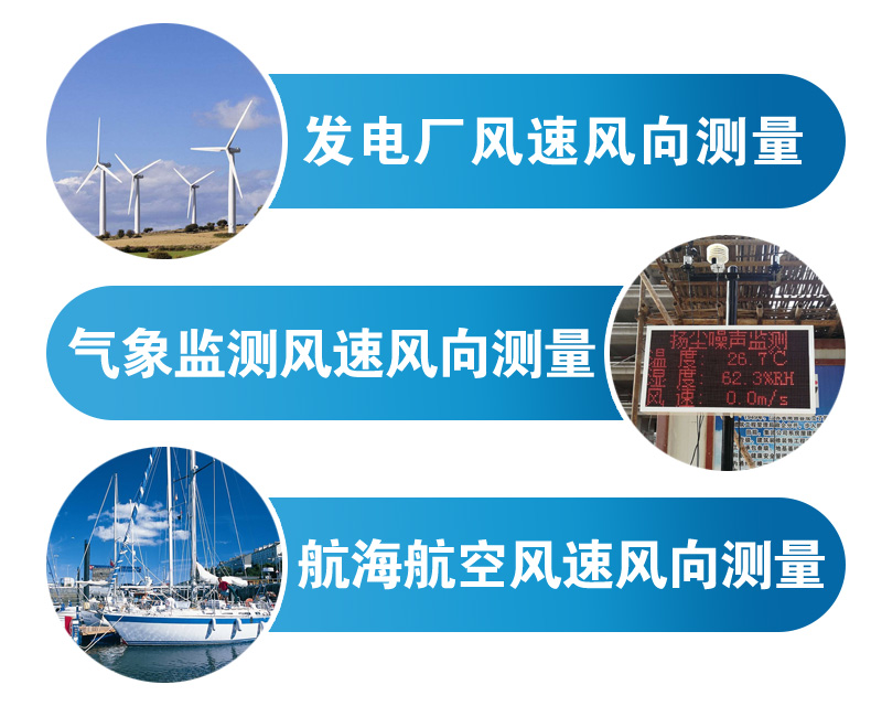 風(fēng)速風(fēng)向傳感器的安裝領(lǐng)域