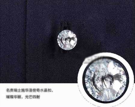 高檔時(shí)裝紐扣之施華洛世奇水晶扣