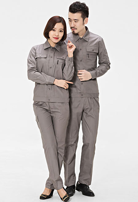 時(shí)尚長(zhǎng)袖工作服定制款式模板圖二