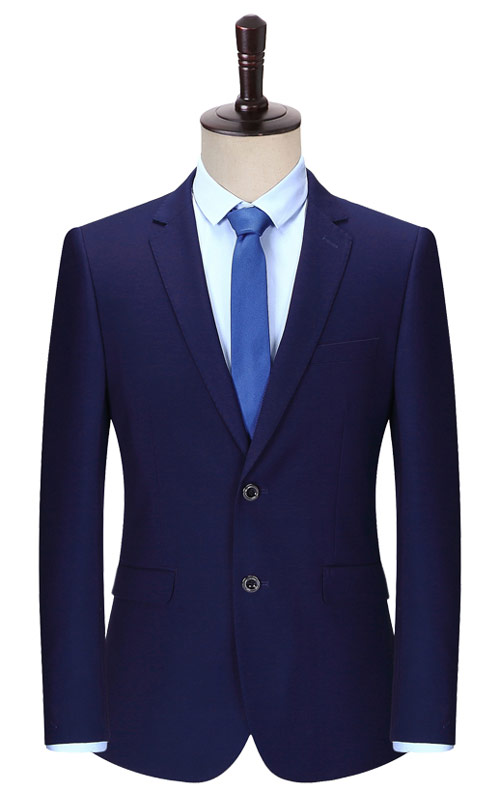 蘭色商務(wù)西裝定做款式模板圖